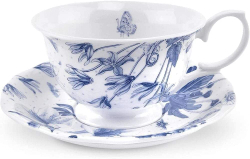 Portmeirion Чайная чашка Botanic Blue 170 мл с блюдцем BO76901-X