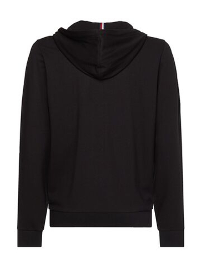 Мужская теннисная кофта Tommy Hilfiger Logo Pack 1.1 Doubleknit FZ Hood - black