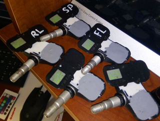 Замена элементов питания в датчиках давления TPMS