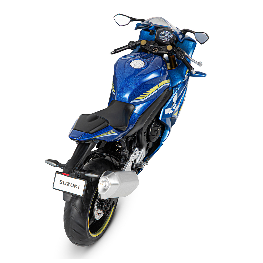 Мотоцикл 1:12 SUZUKI GSR-R1000 металлическая модель