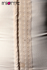 Женский утягивающий пояс-корсет на бретельках (Размер: L) (Цвет: телесный)