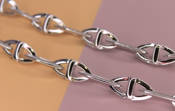 Цепь рифленая 22х10 мм