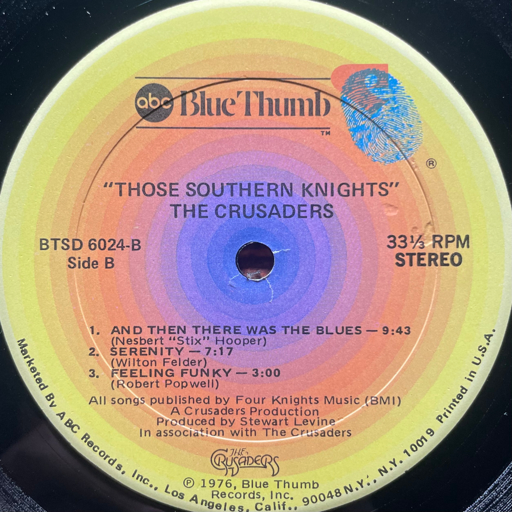 The Crusaders ‎– Those Southern Knights (США 1976г.)
