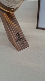 Подставка для бутылку деревянная, с покраской