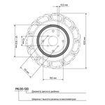 Колесо пневматическое с диском PATRIOT P6.00 12D 1