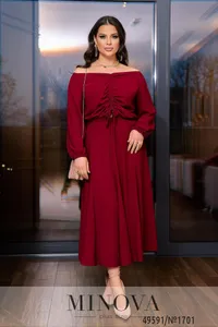 Костюм 1701-бордо Minova