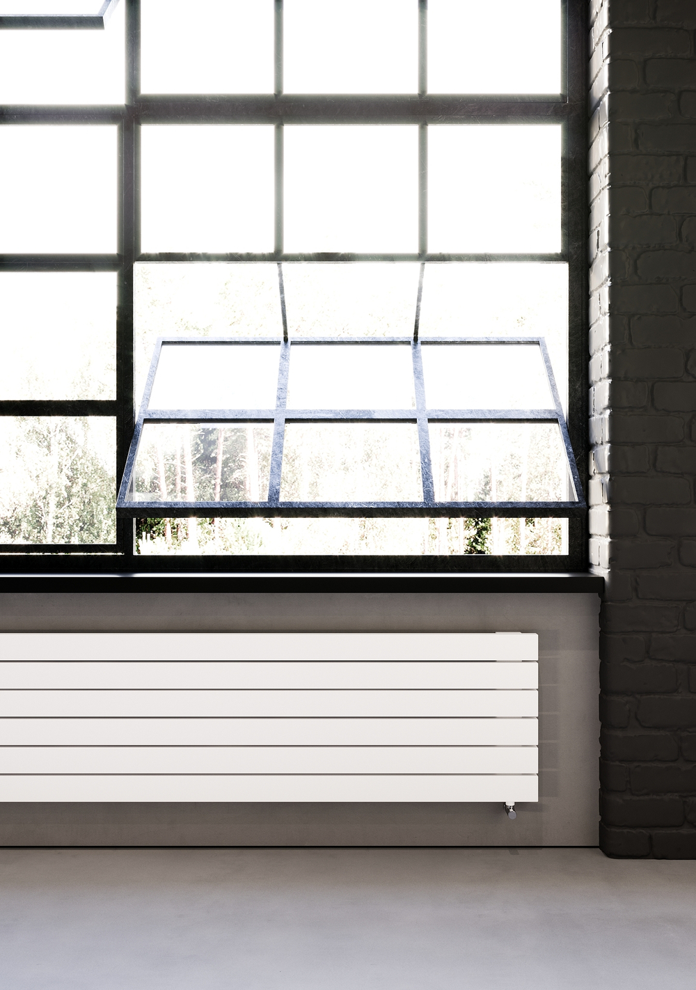 Дизайн-радиторы Cube 590мм с нижним подключением