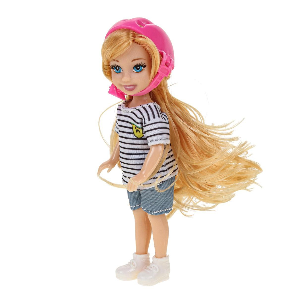 Кукла тип модница с аксесс. коробка 1351