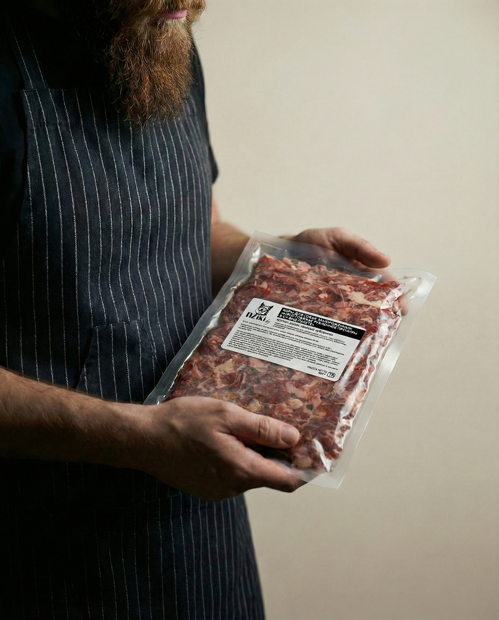 ТОЛЬКО ДЛЯ БРЕСТА КОРМ ДЛЯ СОБАК ЗАМОРОЖЕННЫЙ «МЯСО ГОВЯЖЬЕ РУБЛЕННОЕ ПРЕМИУМ В СУ-ВИД ПАКЕТЕ» 500г