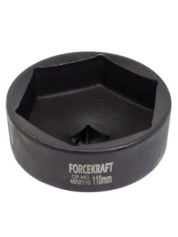 Головка ударная 1'', 110мм (6гр.) FORCEKRAFT FK-4858110
