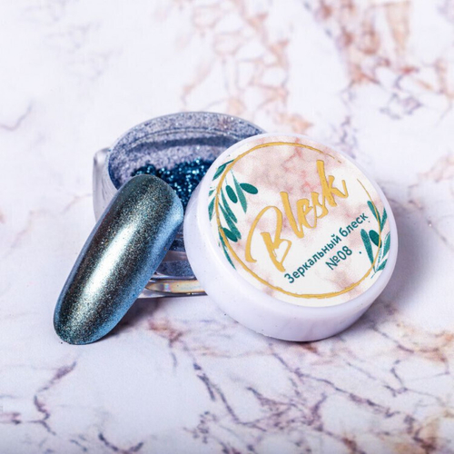 Blesk, Пигмент - втирка "Зеркальный блеск" №08