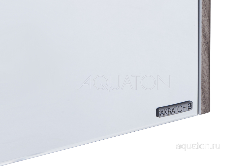 Зеркальный шкаф Aquaton Сильва 50 дуб макиато 1A215502SIW5L