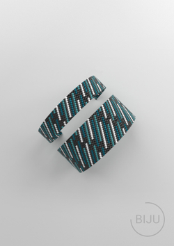 Схема PEYOTE, Схема браслета мозаичное плетение, узор из Miyuki Delica 11/0, файл PDF, №236