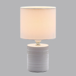 8144/1T MODERNI LN26 492 белый, керамика/текстиль Настольная лампа Е27 1*60W 220V TUALA