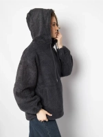 Толстовка плюшевая с капюшоном