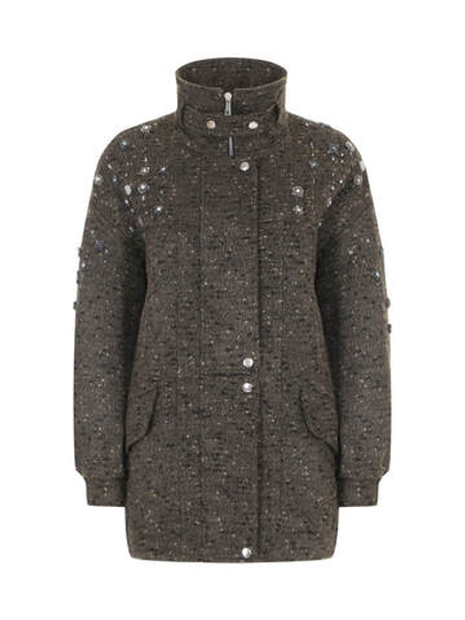 Бомбер кашемировый ASH, хаки