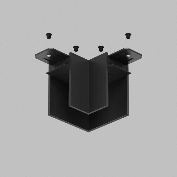 Угловой соединитель для шинопровода Denkirs Smart Base TR2102-BK