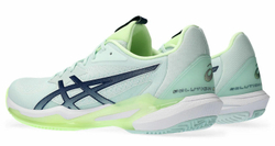 Женские теннисные кроссовки Asics Solution Speed FF 3 Clay - pale mint/blue expanse