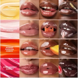 Gisou Honey Infused Hydrating Lip Oil - Strawberry Sorbet