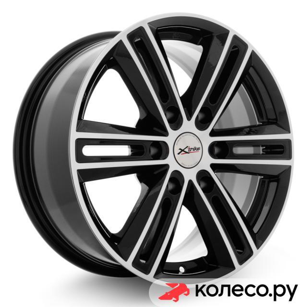 X-124 7.5x17/6*114.3 D66.1 ET30 BK/FP