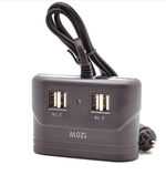 Разветвитель авто IN-CAR NO.1678 (4USB/3гнезда/120W)