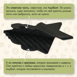 Нашивка на одежду, патч, шеврон на липучке "Pittsburgh Penguins" 8,5х8,1 см