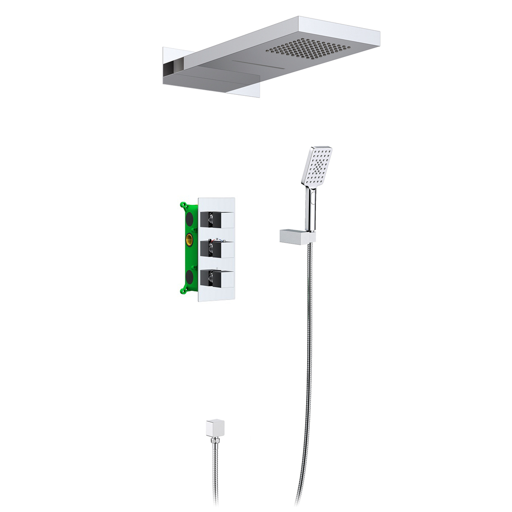 Душевая система встроенная с термостатом Petruma SX-5039/00SM Хром