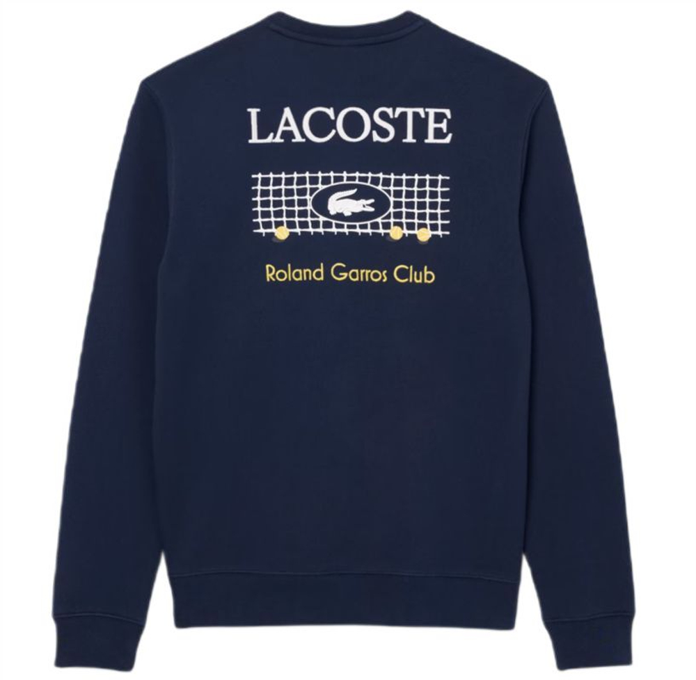 Куртка теннисная Lacoste Roland-Garros Edition Fleece - midnight blue