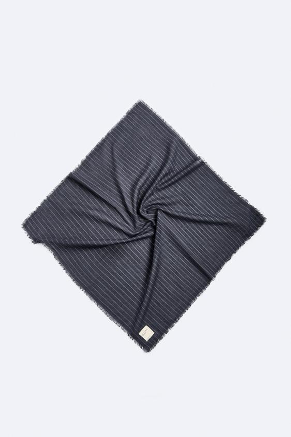 ZARA БАНДАНА В ПОЛОСКУ, МОРСКОЙ СИНИЙ