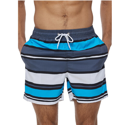 Мужские шорты разноцветные в полоску Romeo Rossi RR9504-37