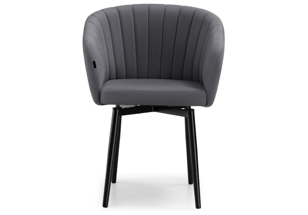 Стул на металлокаркасе Моншау крутящийся velutto 32 / черный