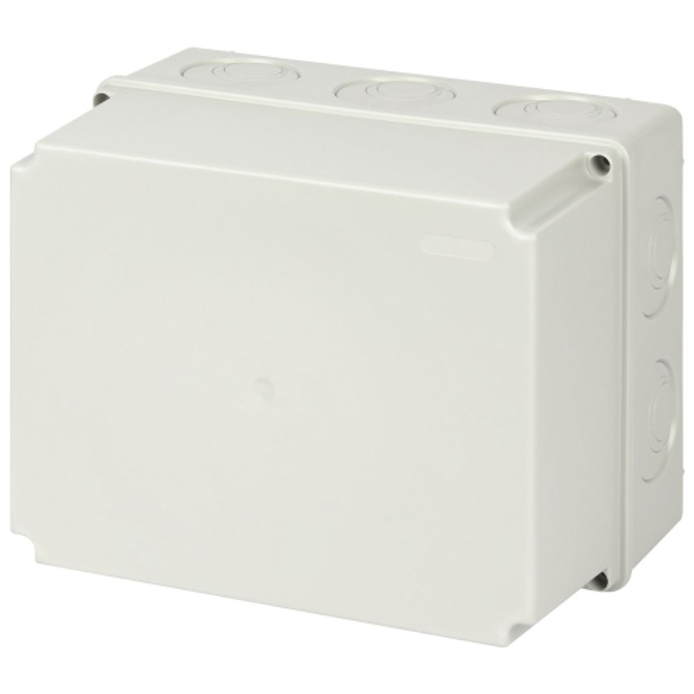 Распаячная коробка ЭРА KORv-240-195-165-44 ОП серая 240х195х165мм на винтах d25-3шт d32-2шт IP44