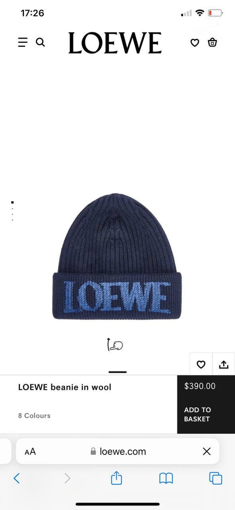 Шапка Loewe
