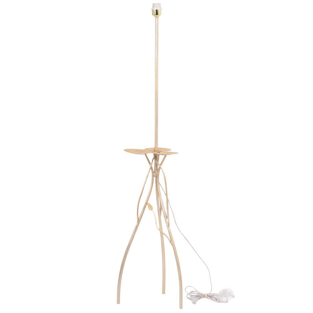 Светильник напольный торшер Нимфея с абажуром Сити-2 Кремовый