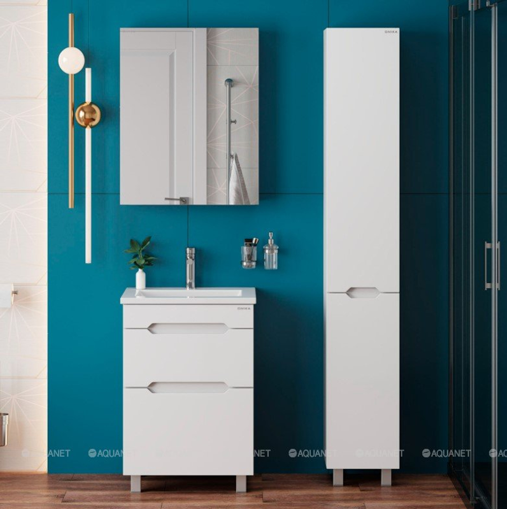 Тумба под раковину АЙЛЕНД 50 белая