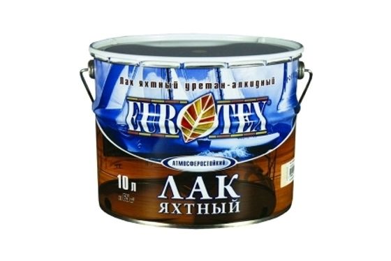Лак яхтный Евротекс полуматовый 10л Рогнеда
