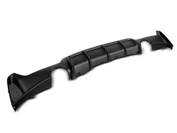 Диффузор бампера заднего для BMW 4 F32 / F33 (13-...) под 2 одинарные трубы M-Performance Look