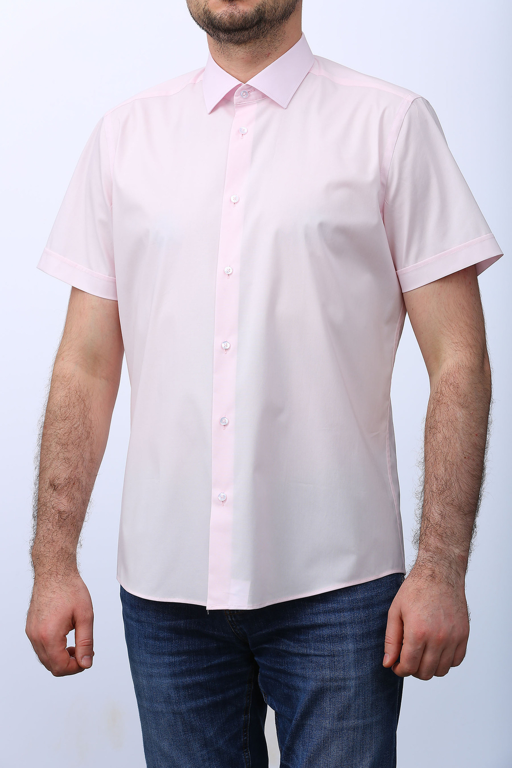 Сорочка мужская VESTER короткий рукав, хлопок 72941 19