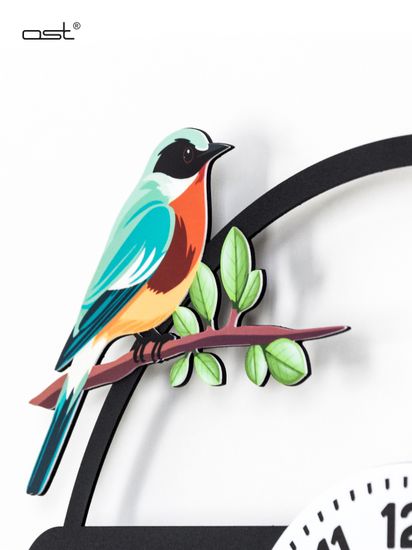 Часы настенные с птицами "Colorful" B 42