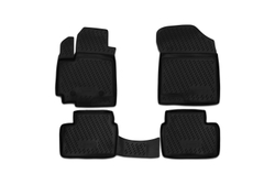 Коврики Standard, в салон SUZUKI Swift, 2010-  4 шт. (полиуретан, чёрные) Element.CARSZK00009