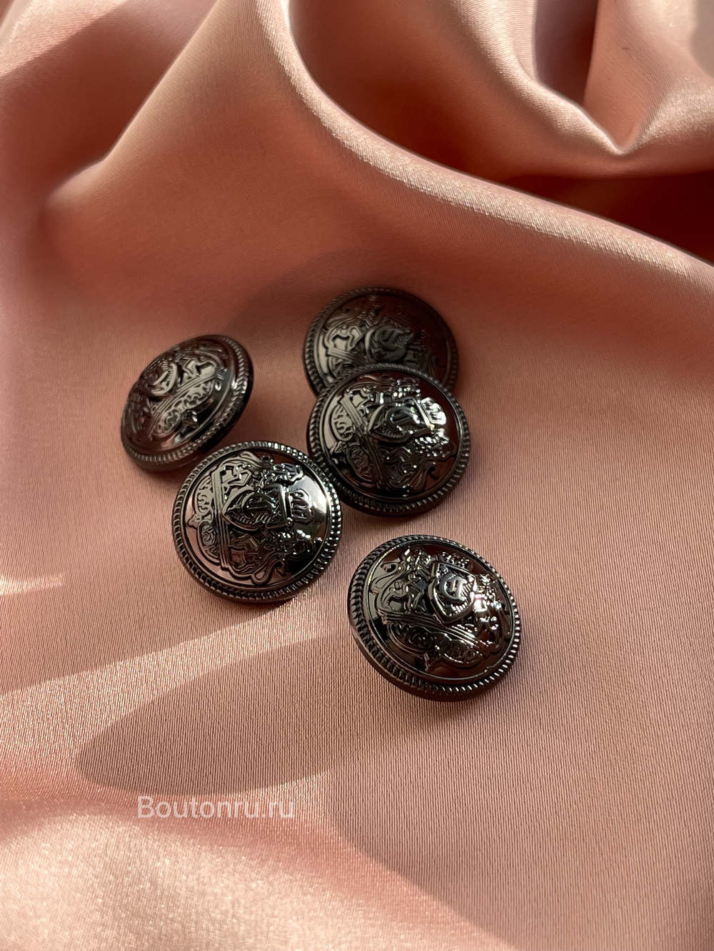 Пуговицы Герб1 черные