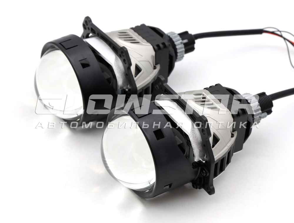 Билед модули Aozoom A11 2025 3.0 дюйма, 2 чипа, 5500K, 12V, 56W/64W, крепление 3R и съемное гаечное (комплект, 2шт)