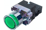 Кнопка управления LAY5-BW3361 с подсветкой зеленый 1з IEK