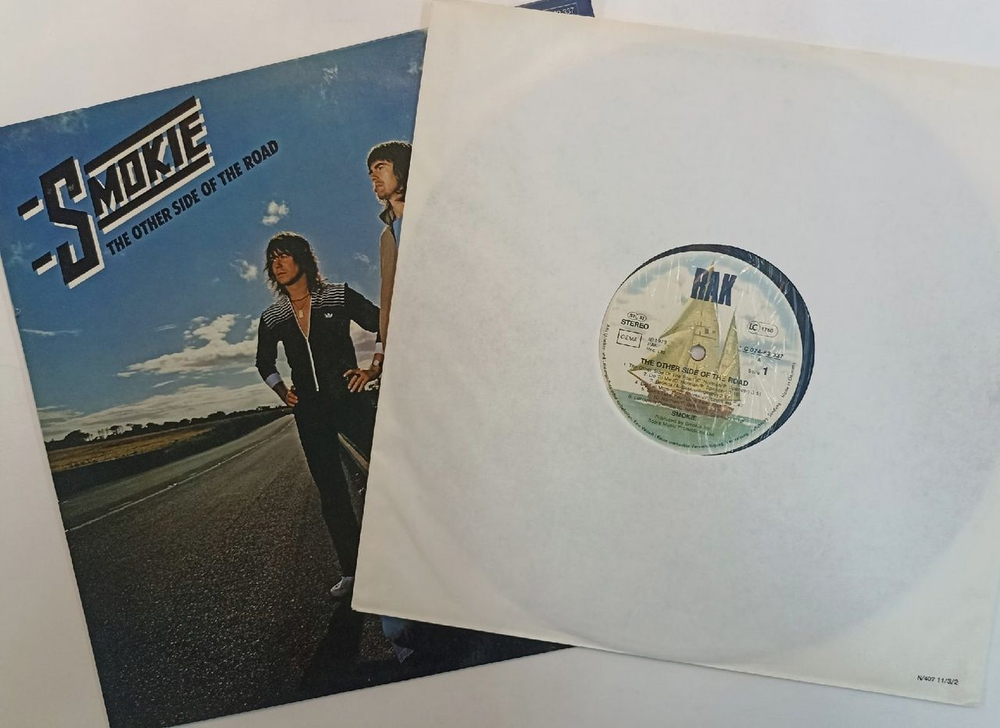 Винтажная виниловая пластинка Smokie The Other Side Of The Road (Germany 1979)
