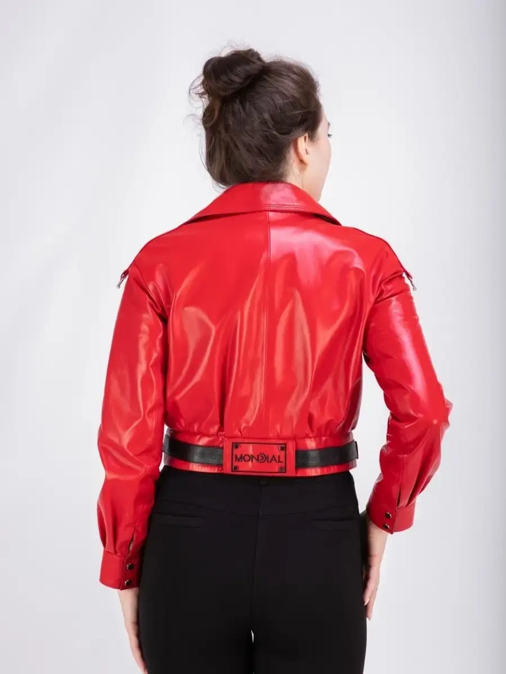 Косуха кожаная куртка женская Турция