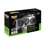 Видеокарта INNO3D GeForce RTX™ 5070 Ti X3 OC 16GB GDDR7 256-bit, 2482 МГц