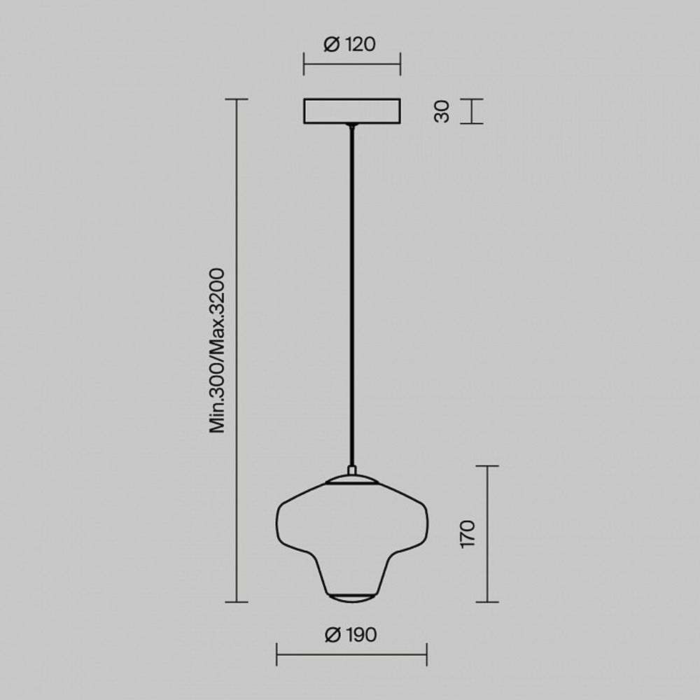 Подвесной светильник Maytoni Sirocco MOD359PL-L6BS3K1