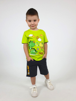 01-137-1 Комплект фуфайка+шорты для мальчика Luneva