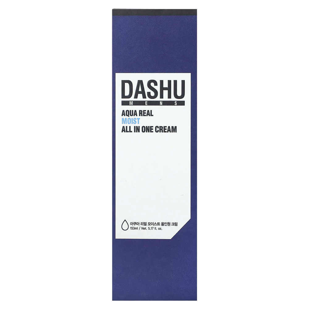 Dashu, Mens, увлажняющий крем Aqua Real All In One, 153 мл (5,17 жидк. унц.)