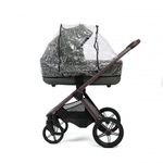 Коляска 2 в 1 Peppy Monaco thermo Green (зеленый), рама серо-коричневая